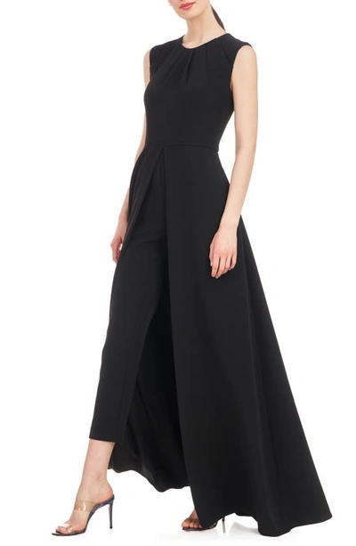 Kay Unger Zeda Maxi Jumpsuit In Black