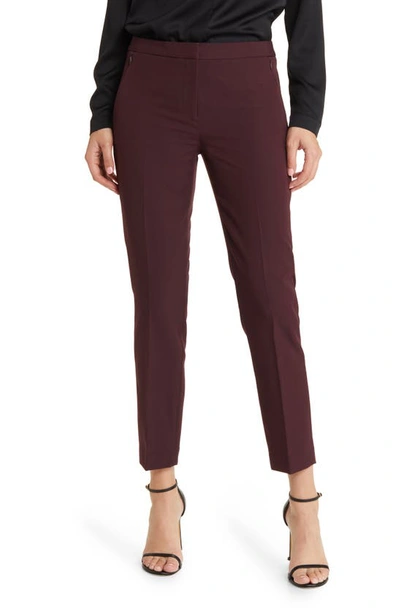 Kobi Halperin Alexi Straight Leg Pants In Beet