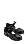 Melissa Kids' Amy Ankle Strap Flat In Black