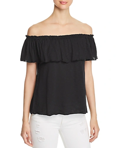 Elan Off-the-shoulder Top In Black