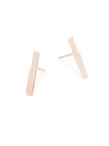 Saks Fifth Avenue Women's 14k Rose Gold Bar Stud Earrings