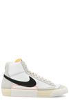 Nike Blazer Mid '77 Sneaker In White/black/light Bone
