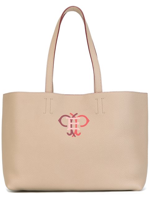 Emilio Pucci Logo Print Shoulder Bag | ModeSens
