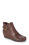 Baretraps Serena Faux Leather Bootie In Oak