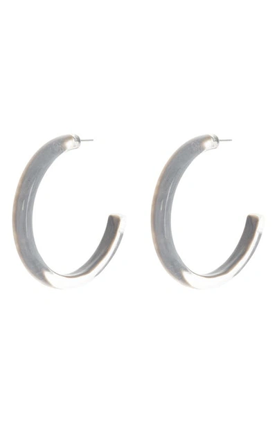 Melrose And Market Shimmer Hoop Earrings In Metallic