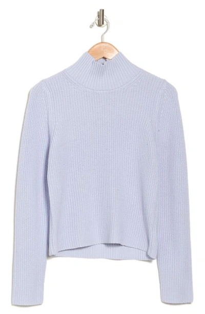 French Connection Mozart Crop Turtleneck Jumper In Cosmic Sky
