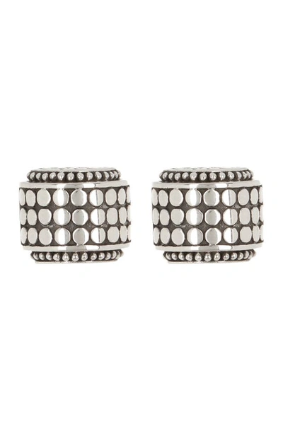 John Hardy Dot Sterling Silver Small Hi-way Earrings