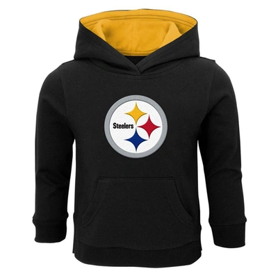Outerstuff Kids' Toddler Black Pittsburgh Steelers Prime Pullover Hoodie