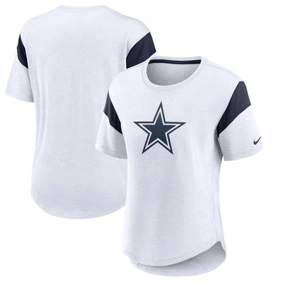 Nike White Dallas Cowboys Fashion Slub Top