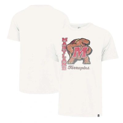 47 ' Cream Maryland Terrapins Phase Out Franklin T-shirt