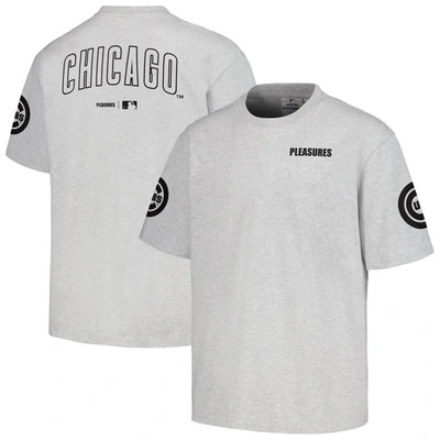 Pleasures Gray Chicago Cubs Team T-shirt