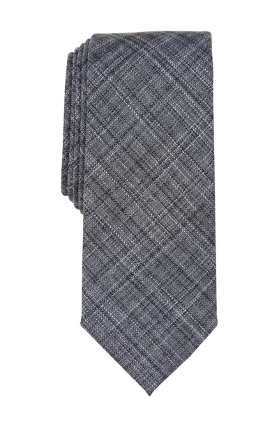 Original Penguin Crowly Solid Tie In Charcoal