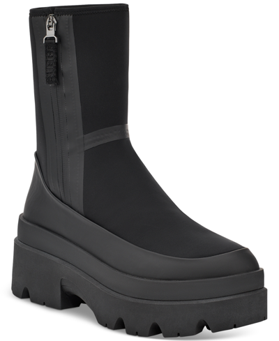 Ugg Women's Brisbane Mid-shaft Zip Platform Boots In Black