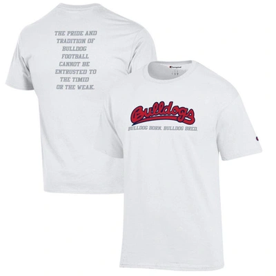 Champion Men's  White Fresno State Bulldogs White Out T-shirt