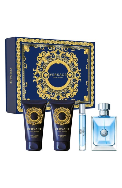 Versace Pour Homme 4-piece Fragrance Gift Set $175 Value