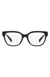 Versace 52mm Pillow Optical Glasses In Black