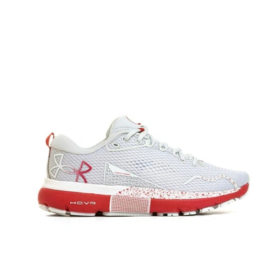 Under Armour White Wisconsin Badgers Infinite 5 Running Shoe In Gray