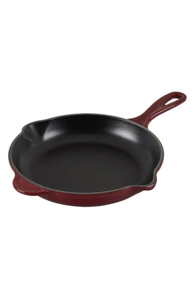 Le Creuset Signature Handle 9 Inch Enamel Cast Iron Skillet In Rhone