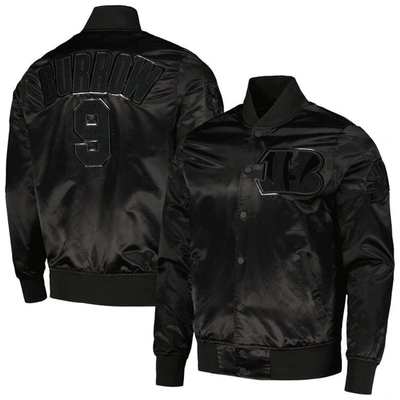 Pro Standard Joe Burrow Black Cincinnati Bengals Player Full-snap Jacket