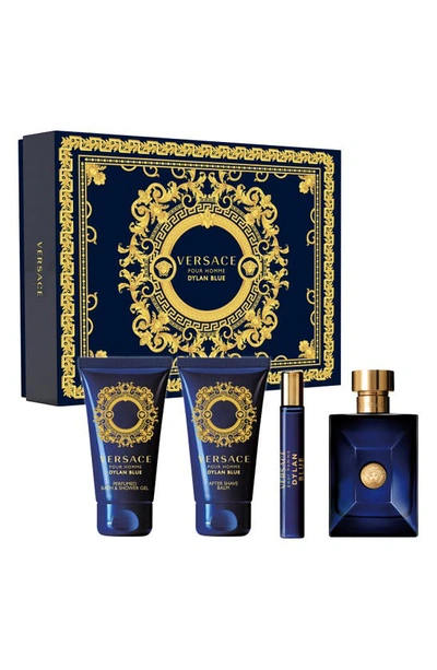 Versace Dylan Blue Pour Homme 4-piece Fragrance Gift Set $176 Value