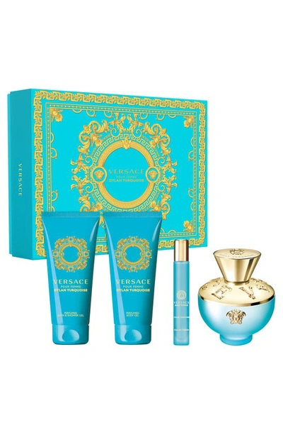 Versace Dylan Turquoise 4-piece Fragrance Gift Set $195 Value