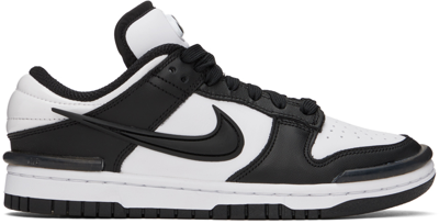 Nike Black & White Dunk Low Twist Sneakers In Black/white