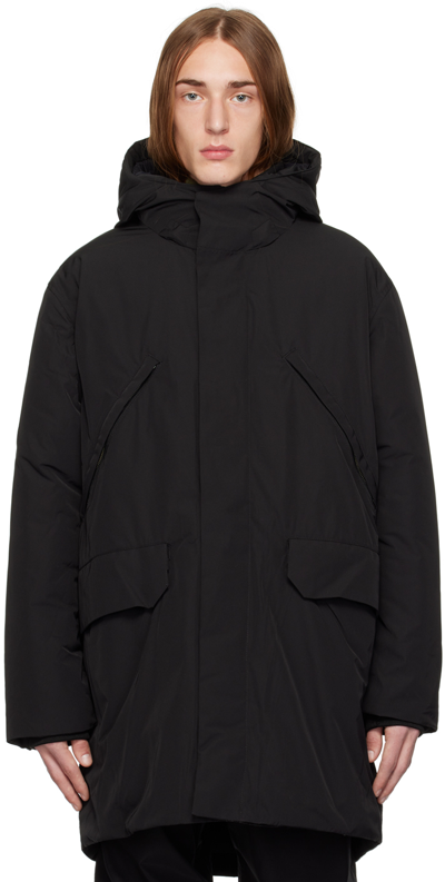Norse Projects Stavanger Military Hooded Parka In Black