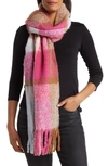 Melrose And Market Essential Wrap Scarf In Pink Combo