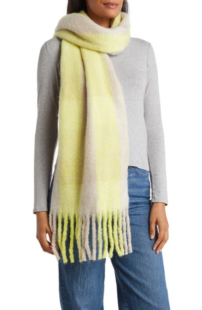 Melrose And Market Essential Wrap Scarf In Yellow