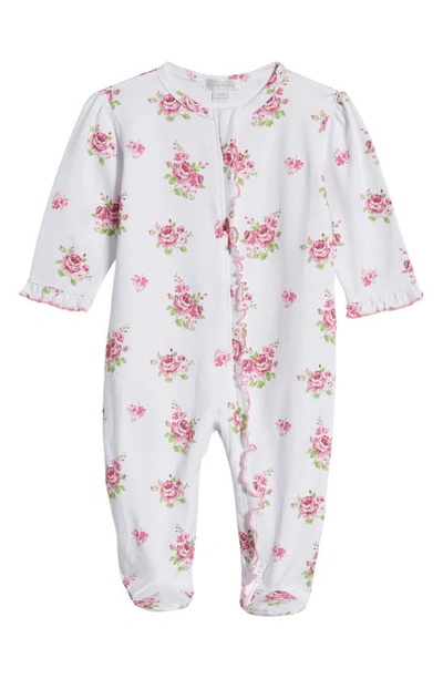 Kissy Kissy Babies' Pima Cotton Footie In Pink