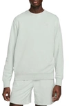 Nike Sportswear Club Crewneck Sweatshirt In Light Iron Ore