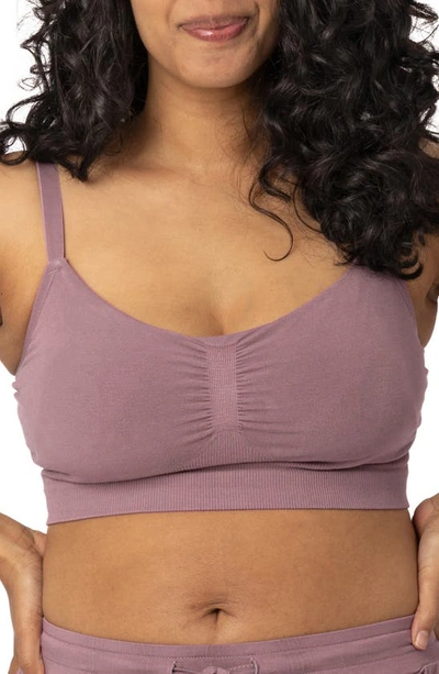 Kindred Bravely Sublime Wireless Hands Free Pumping/nursing Sleep Bra In Twilight