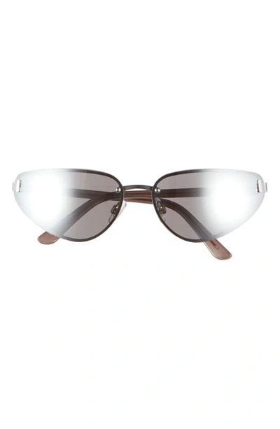 Bp. Wrap Sunglasses In Silver