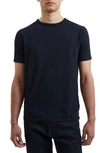 French Connection Solid Crewneck T-shirt In Black