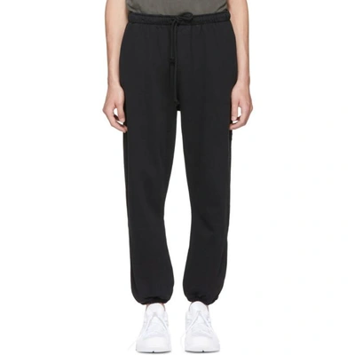 Second / Layer Second/layer Black Script Logo Lounge Trousers