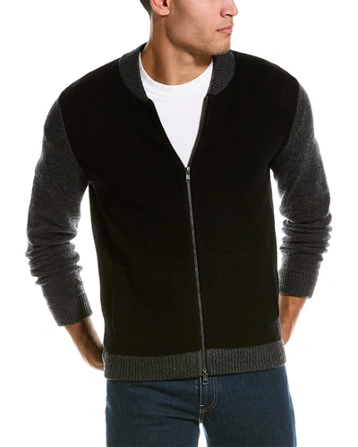 Autumn Cashmere Wool & Cashmere-blend Bomber Jacket In Grey