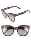 Maui Jim Honey Girl 51mm Polarizedplus2 Cat Eye Sunglasses - Dove Grey/ Neutral Grey