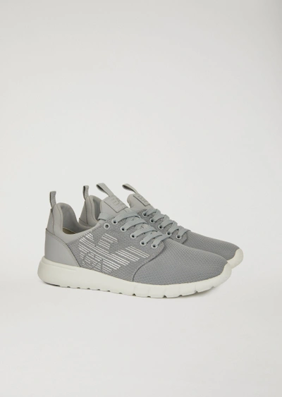 Emporio Armani Sneakers - Item 11523388 In Gray