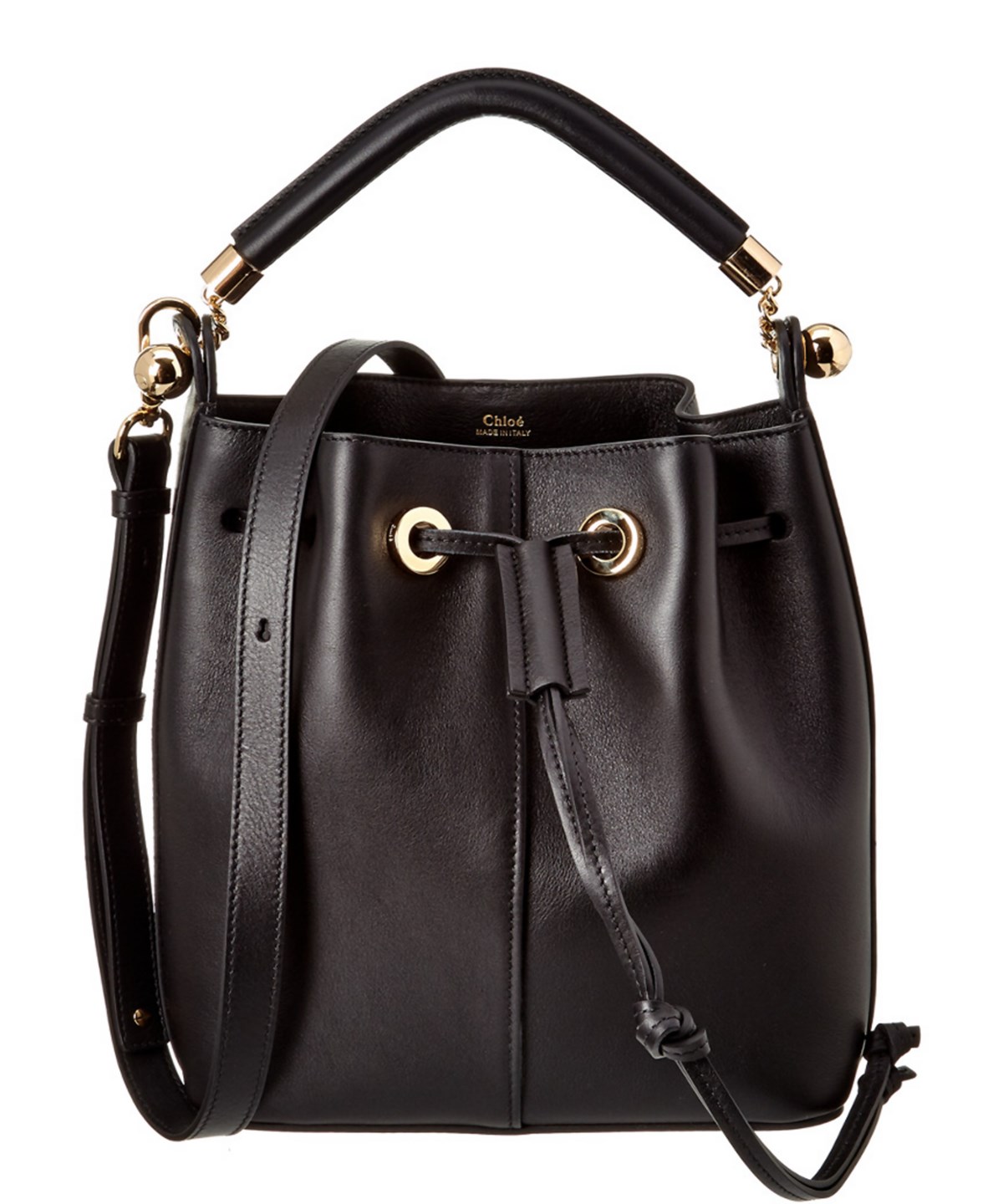 Chloé Chloe Gala Medium Leather Bucket Bag' In Black | ModeSens