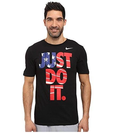 Nike Men's Team Usa "just Do It" Flag T-shirt In Large | ModeSens