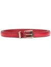 Gucci Classic Buckle Belt In Red