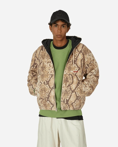 S*y様 stussy 蛇柄　work python jacket canvas Stussy Canvas Insulated Work Jacket Python In Green | ModeSens