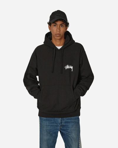 Stussy Classic Dot Hooded Sweatshirt In Black