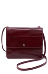 Hobo Jill Leather Wallet Crossbody Bag In Merlot