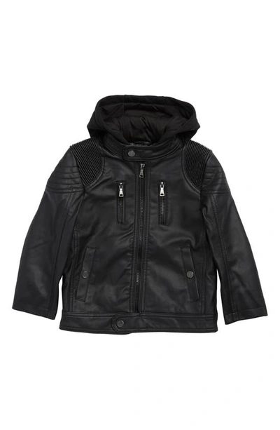Urban Republic Kids' Faux Leather Jacket In Black | ModeSens