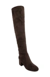 Sugar Over-the-knee Boot In E-choc Brown Micro