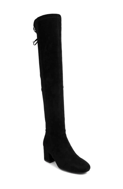Sugar Over-the-knee Boot In B-black Micro