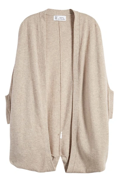 La Fiorentina Wool & Cashmere Coccoon Wrap In Camel