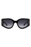 Isabel Marant 54mm Gradient Cat Eye Sunglasses In Black