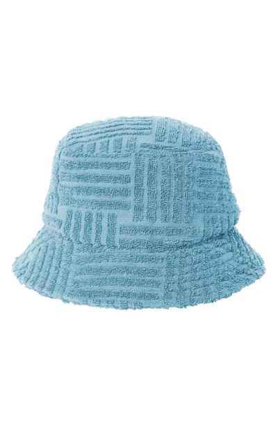 O'neill Piper Cotton Terry Cloth Bucket Hat In Chambray